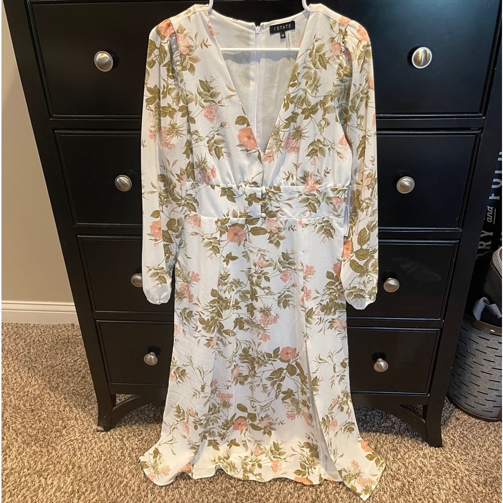 NWT - 1 State Floral MIDI Dress, Size 10